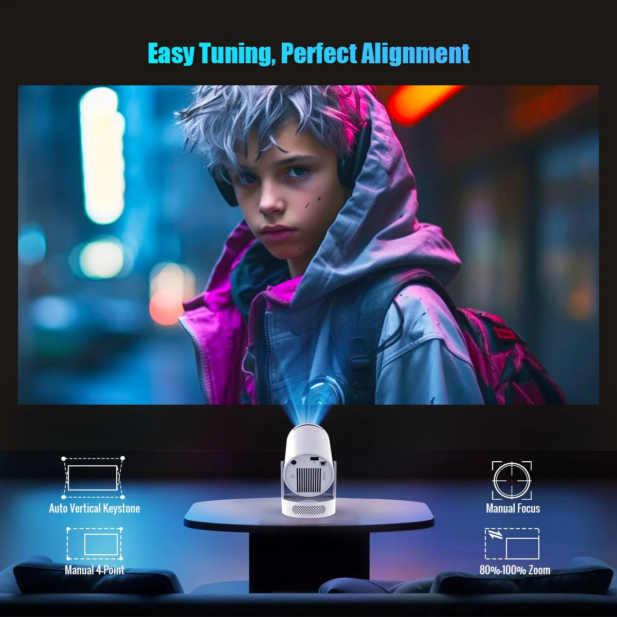 Magcubic HY300 Pro 4K Portable Projector