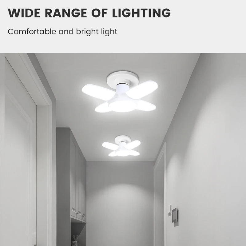 Foldable E27 LED Fan Bulb
