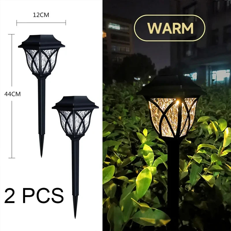 SolarGlow Garden Path Lights (2pcs)