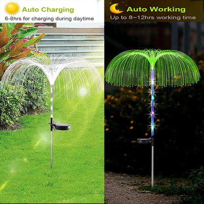 LED Solar Jellyfish Garden Lights