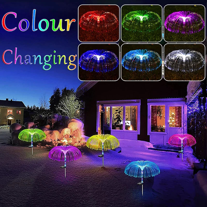 LED Solar Jellyfish Garden Lights