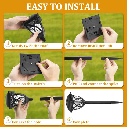 SolarGlow Garden Path Lights (2pcs)