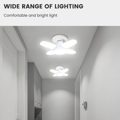 Foldable E27 LED Fan Bulb