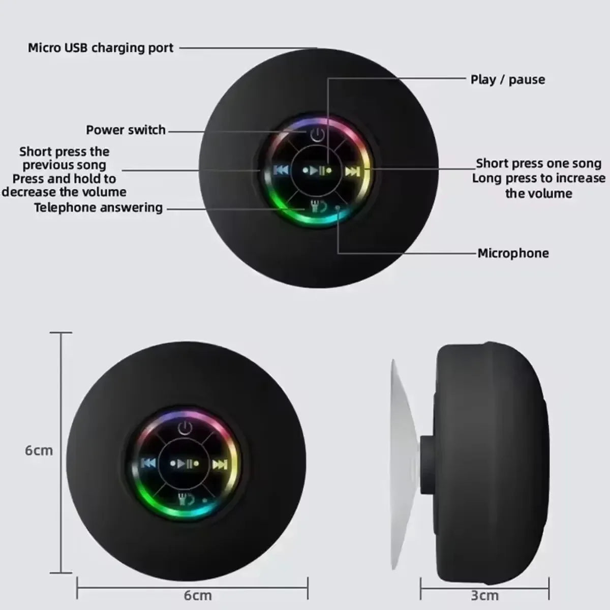 Waterproof Bluetooth Speaker Large