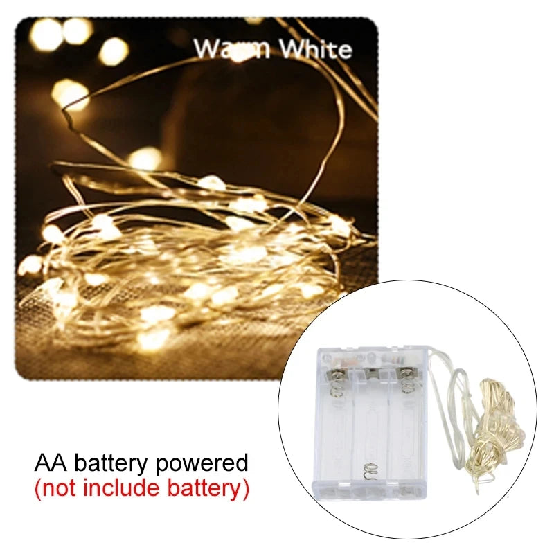 Copper Wire Fairy String Lights