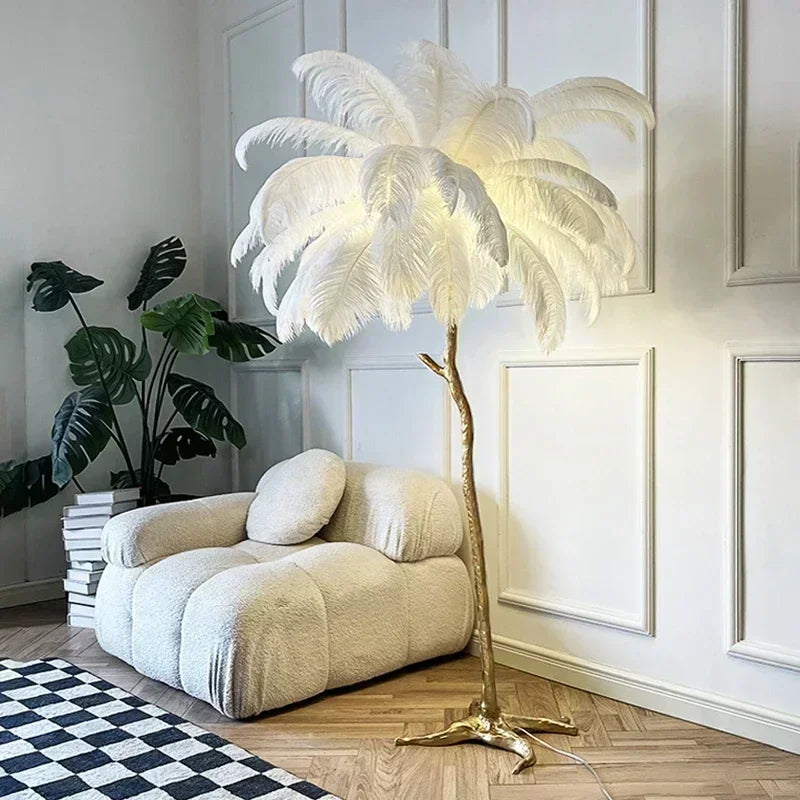 Nordic Feather LED  Lamp