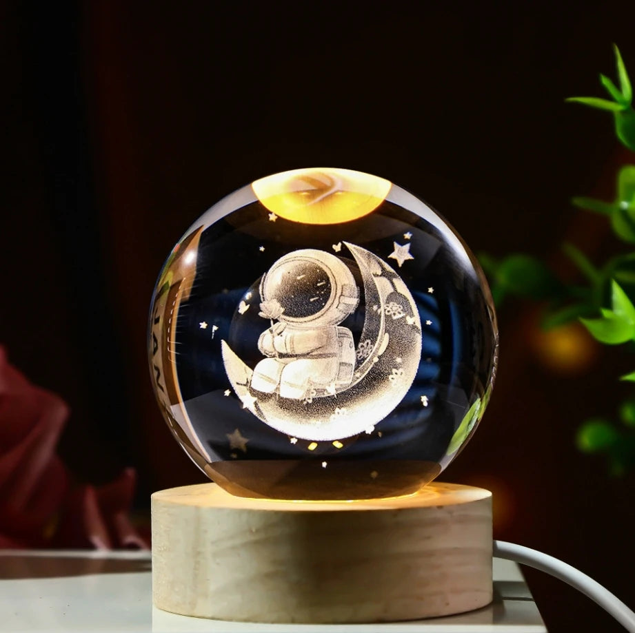Galaxy Crystal Ball Lamp