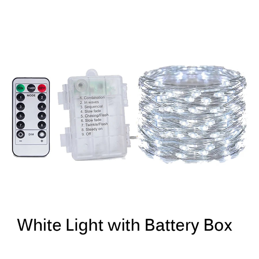 Fairy Glow USB/Battery LED String Lights
