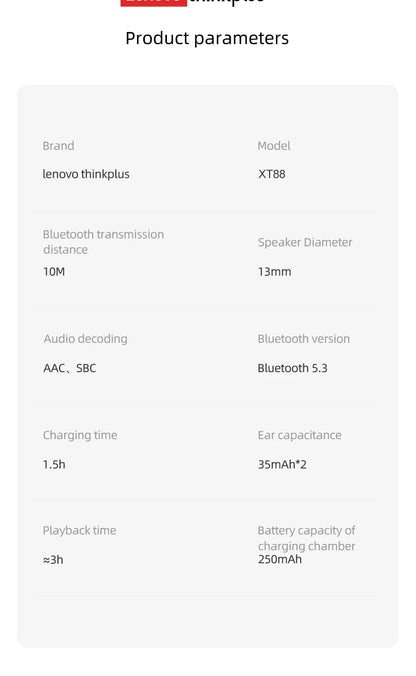Lenovo Thinkplus Earphones