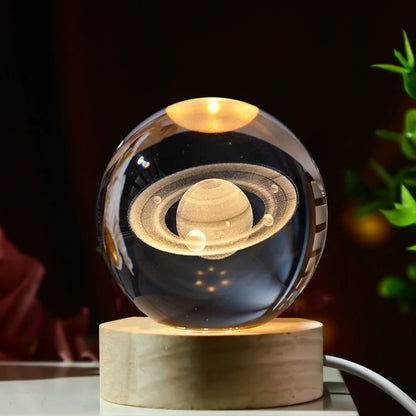 Galaxy Crystal Ball Lamp