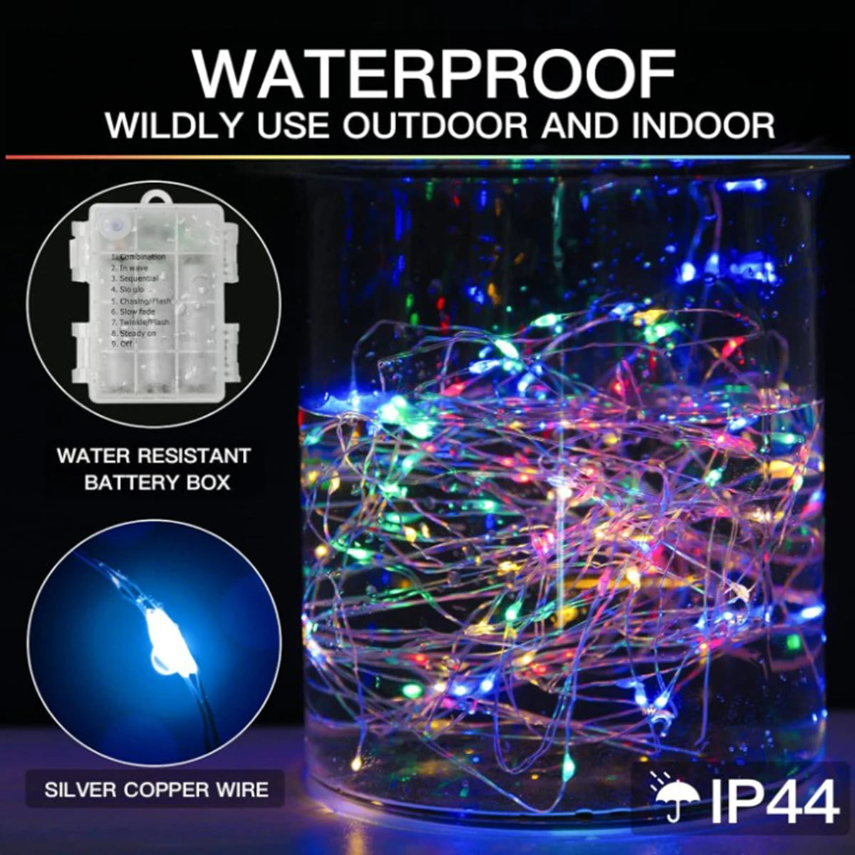 Fairy Glow USB/Battery LED String Lights